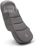 Bugaboo Footmuff - All-Season Stroller Accessory Weatherproof Climate Control Removable and Reflective - MINERAL