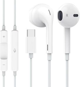 Écouteurs USB C pour iPhone 15 Écouteurs HiFi Stéréo USB C avec microphone et contrôle du volume【Certifié MFi】Ecouteur Filaire iPhone/Ecouteurs USB C Pour iPhone 15/Samsung S24/S23 Ultra/S22/iPad/Air
