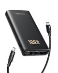 VEEKTOMX 100W Laptop Power Bank 20000mAh [Upgraded Version] USB C Super Fast Charging Steam Deck Portable Charger Large Capacity Battery Pack Power Bank for Steam Deck Laptop iPhone Samsung and More