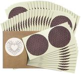 2” Circle Match Striker Stickers – 100 Pieces | Bumble/Dotted Pattern Match Strike Paper with Adhesive Pre-Cut in Circles for Easy Match Lighting | Also Available in Charcoal or Brown & Many Sizes