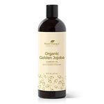 Plant Therapy Organic Jojoba Golden Carrier Oil 16 oz Base Oil for Aromatherapy, Essential Oil or Massage use