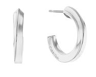 Calvin Klein Women's TWISTED RING Collection Hoop Earrings Stainless steel - 35000310