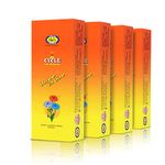 Cycle Pure Agarbatti Three in One Incense Sticks || Pack of 4 (202gm per Pack) || 3 Signature Fragrances Floral, Woody, Lily I Natural Fragrance for Puja, Meditation, Refreshing Ambience