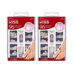 Kiss 96 Full Cover Toenails 96TN01-2 Pack