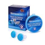 2 Pairs/Set Anti Snoring Device, Mini Double Eddy Anti Snoring Device Set Anti Snoring Machine for Better Sleep Blue