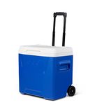 IGLOO - Laguna 28 Roller Cool Box with Wheels, Blue - 26 Litres