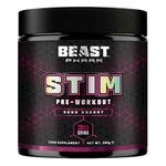 Beast Pharm | Pre Workout Powder | Eddie Hall's STIM | 390g / 30 Servings | Sour Cherry