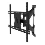 SYLVOX Full Motion TV Mount, Wall Mount TV Bracket for 40-75 inch TVs, Swivel: ±80° and Tilt°-8°/+15°, Max VESA 600x400mm, Holds Up to 100lbs, Flexible Articulating Dual Arms Perfect for Outdoor TVs