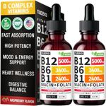 (2 Pack) Vitamin B12 and B6 Liquid 