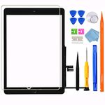 GoodFixer for iPad 7 7th/8 8th Generation Screen Replacement Digitizer 2019/2020 10.2",for 7th 8th Gen A2197 A2198 A2200 A2270 A2428 A2429 A2430 + Home Button, Full Repair Kit