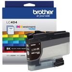 Brother Genuine LC404BK Yield Black INKvestment Tank Ink Cartridge