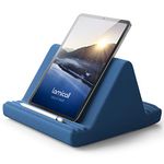 Lamicall Pillow Pad, Tablet Pillow Stand Holder : Multi-Angle Tablet Stand for Bed Sofa, Compatible with iPad Pro 9.7, 10.5, 12.9 Air Mini 6 5 4 3 2, Kindle, Nexus, Samsung Tabs, E-Reader - Royal Blue