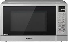 Panasonic NN-ST48KSBPQ Inverter Microwave Oven with Glass Turntable, 32L, 1000W, 25 Auto Programmes, Auto Defrost, 7 Power Levels, Timer, Digital LED Display, Stainless Steel Exterior