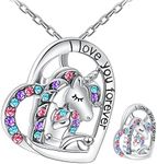 Kqwfsiu Unicorn Necklace for Women 