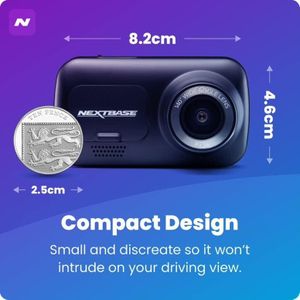 Nextbase 222x Dash Cam Front and Rear – 1080p Full HD Recording