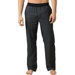 prAna Men's Standard Vaha Pant, Black, Large/32 Inseam