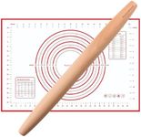 Muso Wood French Rolling Pin and Si