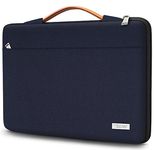 TECOOL 15.6 Inch Laptop Sleeve Case, Protective Notebook Bag Water-resistant Laptop Case 15.6 Inch for 15 15.6" Lenovo Thinkpad IdeaPad HP Dell ASUS Acer Samsung Notebook Chromebook,Dark Blue