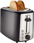 Amazon Basics 2 Slice Toaster, With