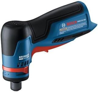 BOSCH GWG12V-20SN 12V Max 1/4 In. Right Angle Die Grinder - Compact & Lightweight for Metalworking, Automotive Repair & Construction - 5 Speed Settings, Variable Speed, Ergonomic Design - (Bare Tool)