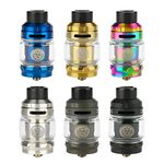 E Cigarette Geekvape Zeus Subohm Tank 2ml with quick change prebuilt coil system Top refilling no nicotine (Gunmetal)