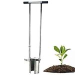 UYSELA Bulb Planter Weeder Sod Plugger Soil Sampler Flower Planting Lawn Tool and Garden Tool - Enhanced Bottom Edge for Easier Penetration for Radish Beets Lettuce/11 Cm/4.3 in