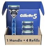 Gillette5 Men's Razor Handle + 4 Re