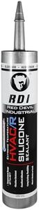 Red Devil 089650 Extreme Temperature HVAC/R Silicone Sealant, Long-Lasting Weather-Resistant Adhesive, 280 ml, Aluminum, 1-Pack