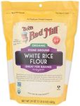 Bob's Red Mill Organic White Rice Flour - 24 Ounce (Pack of 1) - Gluten Free, Non-GMO, Vegan