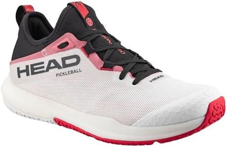 HEAD men's Motion Pro Pickleball Sneaker, White/Red, 10