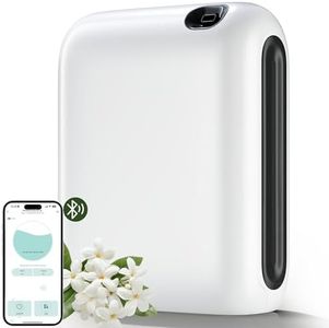 1500 sq.ft Coverage Scent Air Machine for Home, 200ml Essential Oil Diffuser, Aromatherapy Diffuser with USB & Battery Powered, Wall Mounted Waterless Diffuser for Large Room, Sqa, Office