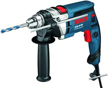 Bosch Professional Corded Impact DrillGSB 16 RE (240V, 750W, incl. Keyless Chuck 13 mm, Auxiliary Handle, Depth Stop 210 mm, in Carrying case)