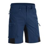 MAGNIVIT Men's Summer Shorts Basketball Shorts Cycling Capri Shorts Soccer Shorts Knee Length Shorts Loose Shorts Works Shorts Royal Blue