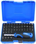 Draper 45 Piece Security Screwdriver Set | Magnetic Precision Driver Kit | 25mm 1/4" Bits | Soft Grip Hand Tools Set | Heavy- Duty Storage Case | 82399