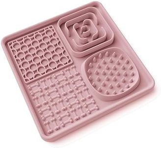 Pet Feeding Lick Mat for Dogs/Cats, Anti-Slip Suction Design & Slow Feed, 【BPA Free】 Durable Food-Grade Silicone Diner Mat for Pet, Mess-Free Mealtime & Space-Saving Storage