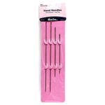 Hemline - Hand Sewing Needles, Doll/Mattress, Large Eye, Assorted Sizes