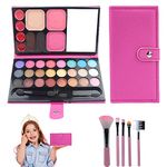 V-TiNG Kids Makeup Kit for Girls with Makeup Brush Set Maquillage Enfant Fille Makeup Palettes for Girl Princess Role Playing Holloween Birthday Gift Girls Toys Age 4 5 6