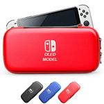 TCOS TECH Switch Carry Case Shockproof Storage Case Hard Shell Cover Bag Pouch for Nintendo Switch & Switch OLED Model