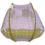 Toddylon Baby Bed Bedding Set for New Born Baby | Bed Mattress | Mosquito Net | Neck Pillow | Sleeping Nest | Cotton | Travel Bed | Essentials | Toddlers | Infants | Baby Boy Girl (0-12 Months) Green