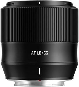 TTArtisan AF 56mm F1.8 Auto Focus Lens APS-C Compatible with Sony E-Mount Mirrorless Cameras A5000 A5100 A6000 A6100 A6300 A6400 A6500 A6600 NEX-3 NEX-3N NEX-3R NEX-5T NEX-5R NEX-5 (Black)