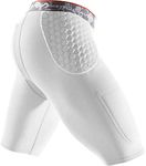 McDavid Basketball Padded Compression Shorts Girdle. 3 HEX Pads Padding. Hips and Tailbone Protection. Cup Pocket