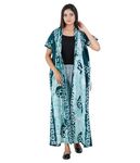 MENMAII Women's XL - Housecoat/Full Front Open/Bathrobe Multipurpose Night Gown with Pocket for Women | Full/Calf Length Cotton