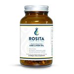 Rosita Real Foods Extra Virgin Cod Liver Oil (EVCLO) Softgels - 90 Softgels, 0.21 kilograms