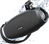 W-KING (120W Peak)70W Bluetooth Speaker, Loud Portable Waterproof Outdoor Haut Parleur Speaker Wireless Boombox for Party, Triple Passive Radiators-Deep Bass/Hi-Fi/DSP/42H/Power Bank/TF/AUX/EQ/Opener