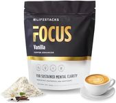 LIFESTACKS Focus Coffee Creamer for Energy & Clarity - MCT Powder + Nootropics + Adaptogens - Boost Productivity Without Jitters or Crash - Keto, Vegan, 0 Sugar - with Taurine, L-Tyrosine, Rhodiola