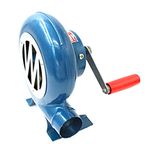 Portable Hand Crank Blacksmith Forge Blower - Blower Pump Fan, Hand Crank Blacksmith Forge Blower, Manual BBQ Blower, Centrifugal Barbecues Blower, BBQ Forge Blower (Size : 350W)