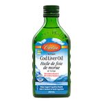 Carlson - Cod Liver Oil, 1100 mg Omega-3s + A & D3, Wild-Caught Norwegian Arctic Cod-Liver Oil, Sustainably Sourced Nordic Fish Oil Liquid, Unflavored, 250 mL (8.4 Fl Oz)