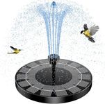 AISITIN Solar Fountain Pump 2.5W, 6