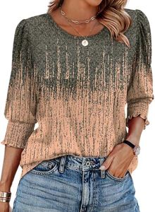 Spring Tops for Women 2025 Business Casual Outfits for Women Women's Clothing Plus Size Grey Pink S