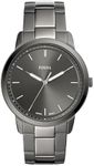 FOSSIL Men's FS5459 FOSSIL Q Virginia Grey Analogue Wrist Watch, Grey, Large